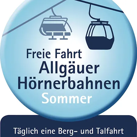 アパート Bergkristall - Freie Fahrt Allgaeuer Hoernerbahnen Im Sommer
